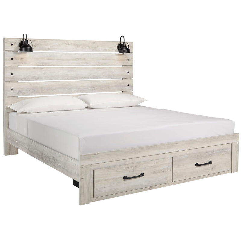  Size_King  -- Cambeck B192B31 King Panel Bed with 2 Storage Drawers IMAGE 1