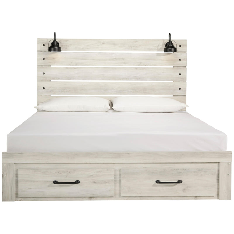  Size_King  -- Cambeck B192B31 King Panel Bed with 2 Storage Drawers IMAGE 3