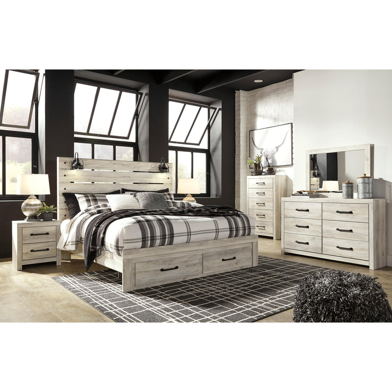  Size_King  -- Cambeck B192B31 King Panel Bed with 2 Storage Drawers IMAGE 7