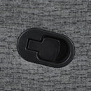 Bahrain - Upholstered LAF Recliner - Charcoal