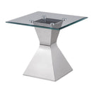 Jenny - Base Stainless Steel End Table - Silver