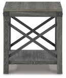 Freedan - Square End Table - Grayish Brown