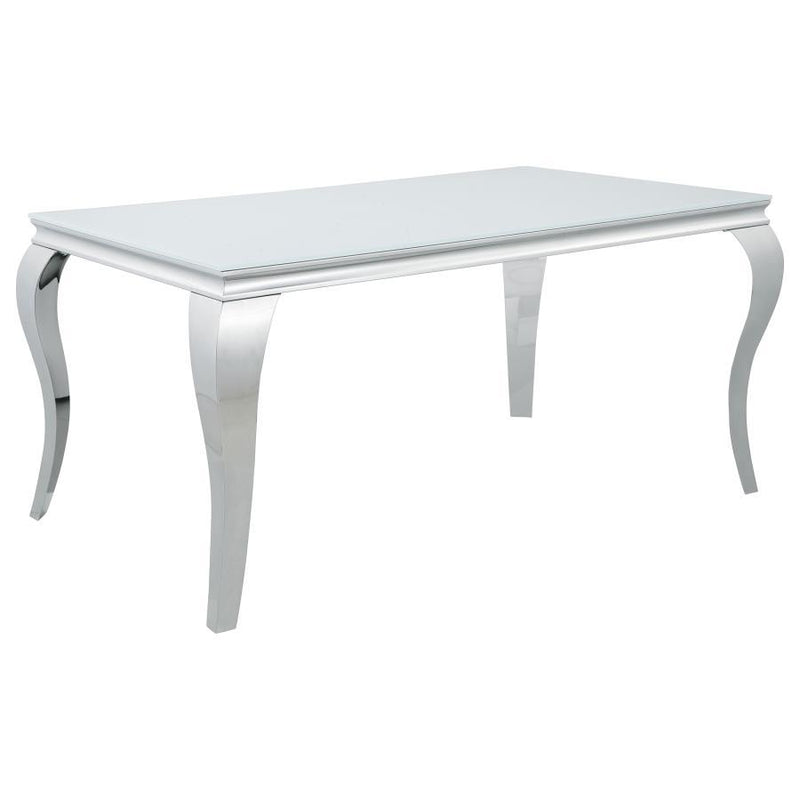 Carone - Table Top Frame, Box 2 of 3 - White And Chrome