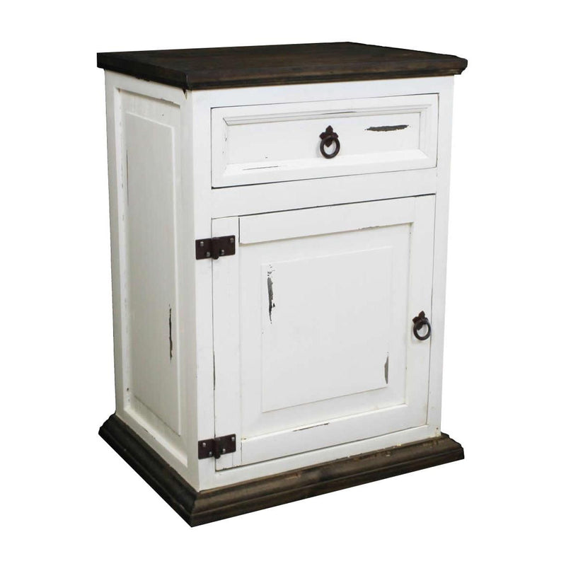 LMT Imports Promo Bedroom 1-Drawer Nightstand BUR013LDW IMAGE 1