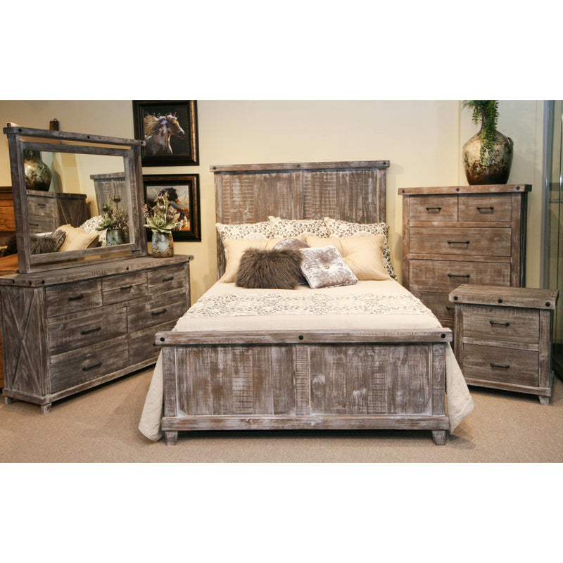 LMT Imports Stone Creek King Panel Bed VMABEL-BOLT02 KING IMAGE 4