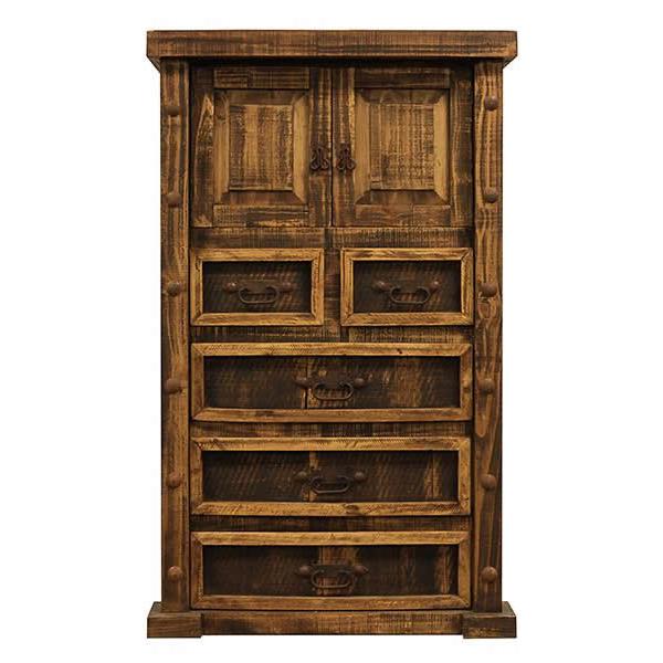 LMT Imports Rough Pine 5-Drawer Chest VSERU-RL-COM75 IMAGE 1