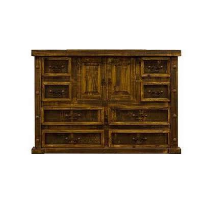 LMT Imports Rough Pine 8-Drawer Dresser VSERU-RL-COM76 IMAGE 1