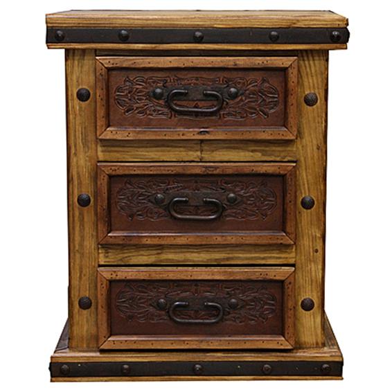 LMT Imports 3-Drawer Nightstand ZLUNA-703 IMAGE 1