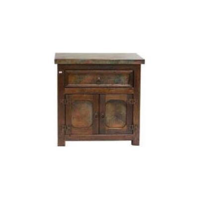 LMT Imports 1-Drawer Nightstand ZCOBR-CAPTEL-NIGHTSTAND IMAGE 1