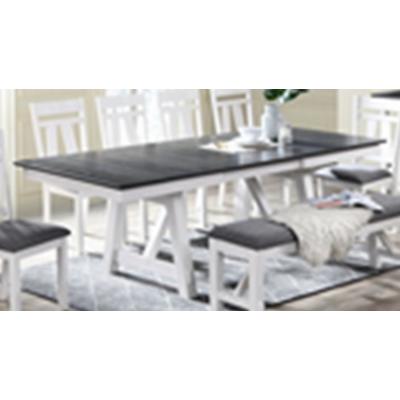 Crown Mark Maribelle Dining Table with Trestle Base 2158CG-T-TOP/2158CG-T-LEG IMAGE 1