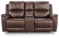 Bleckley - Power Reclining Loveseat With Console / Adjustable Headrest