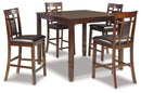 Bennox - DRM Counter Table Set (Set of 5) - Brown
