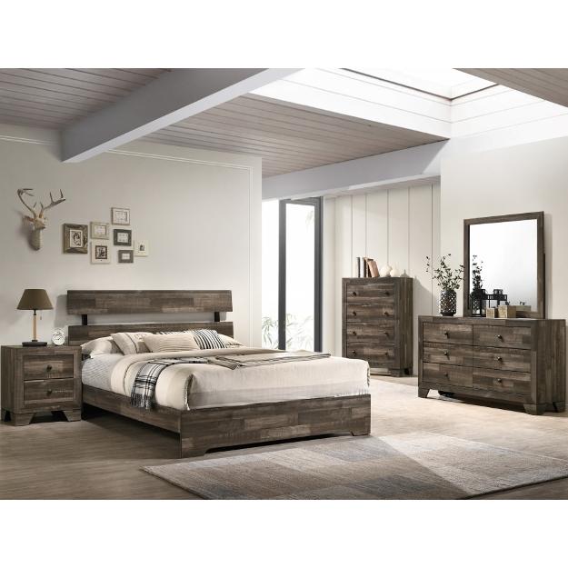 Crown Mark Atticus Twin Panel Bed B6980-T-BED IMAGE 2