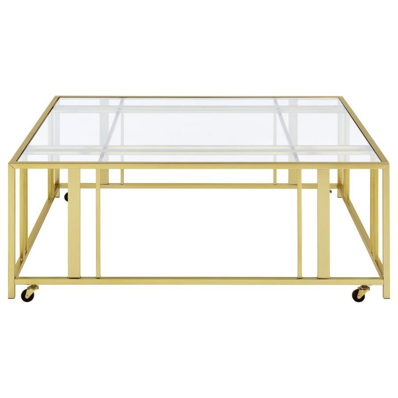 Adri - Glass Coffee Table Top - White