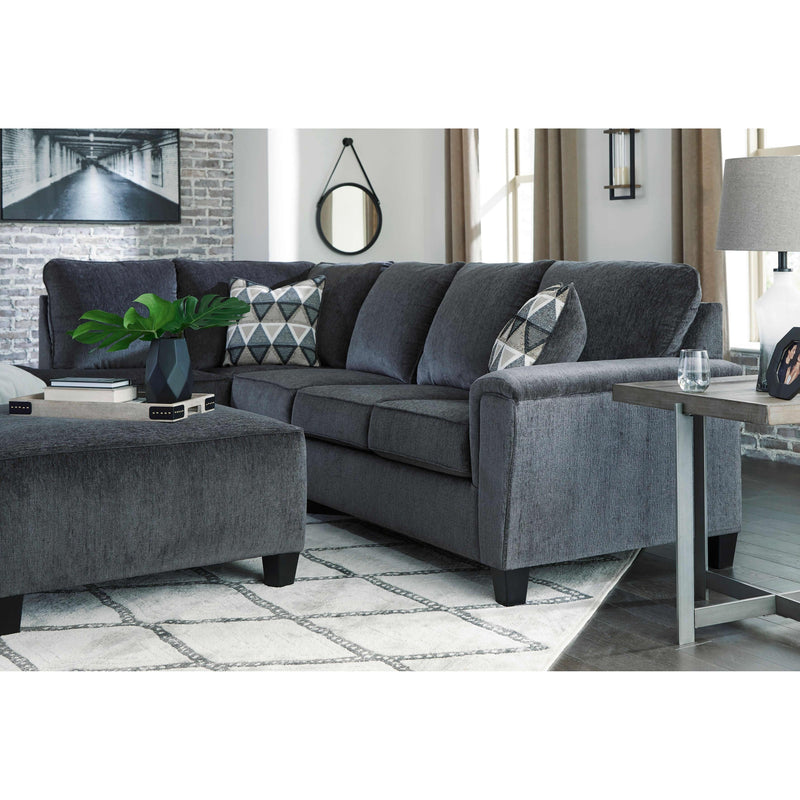  Manufacturer Color_Smoke  -- Abinger 83905S1 2 pc Sectional with Chaise IMAGE 4
