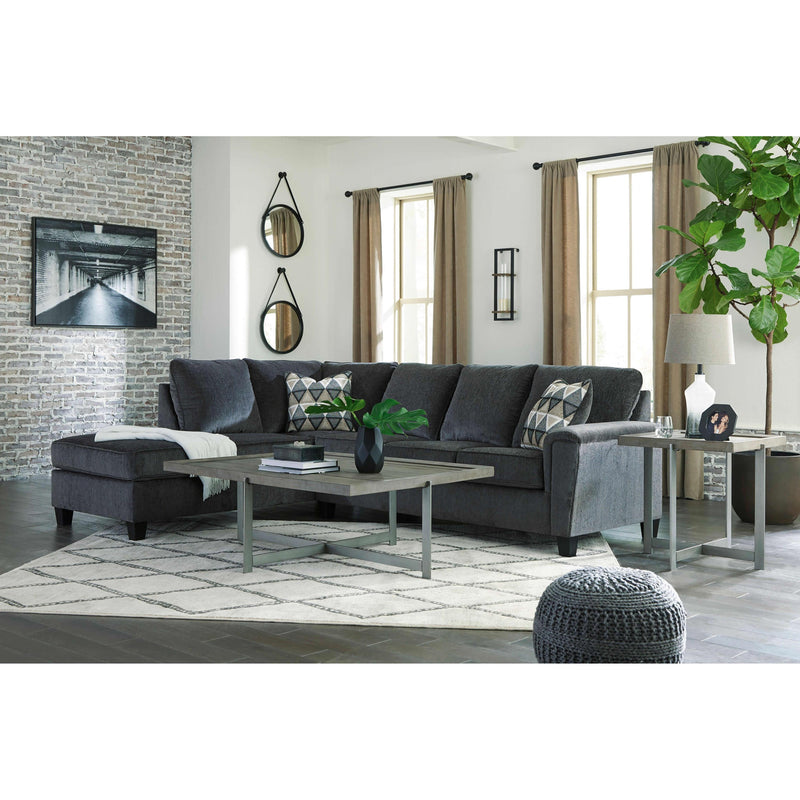  Manufacturer Color_Smoke  -- Abinger 83905S1 2 pc Sectional with Chaise IMAGE 6