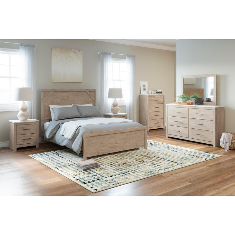 Size_Queen  -- Senniberg B1191B2 Queen Panel Bed IMAGE 6