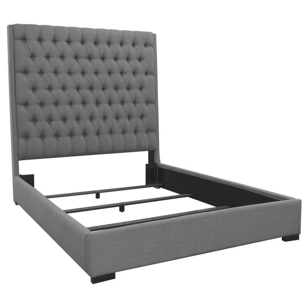 Camille - Queen Footboard, Side Rails, Slats & Hardware, Box 2 of 2 - Gray