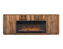 Balam - 80" TV Stand For Fire Place - Light Brown