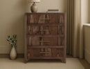 Praga - 4-Drawer Chest - Almond / Barrel Brown