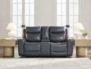 Next Move - Power Reclining Loveseat With Console / Adjustable Headrest
