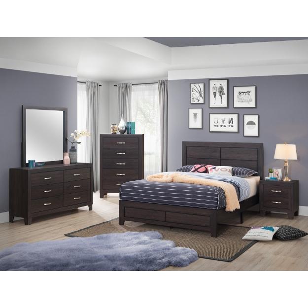 Crown Mark Hopkins Queen Platform Bed B9310-Q-BED IMAGE 2