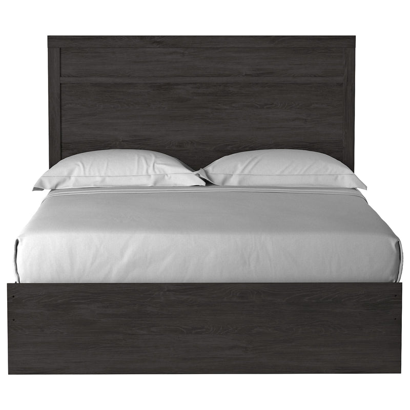  Size_Queen  -- Belachime B2589B2 Queen Panel Bed IMAGE 2