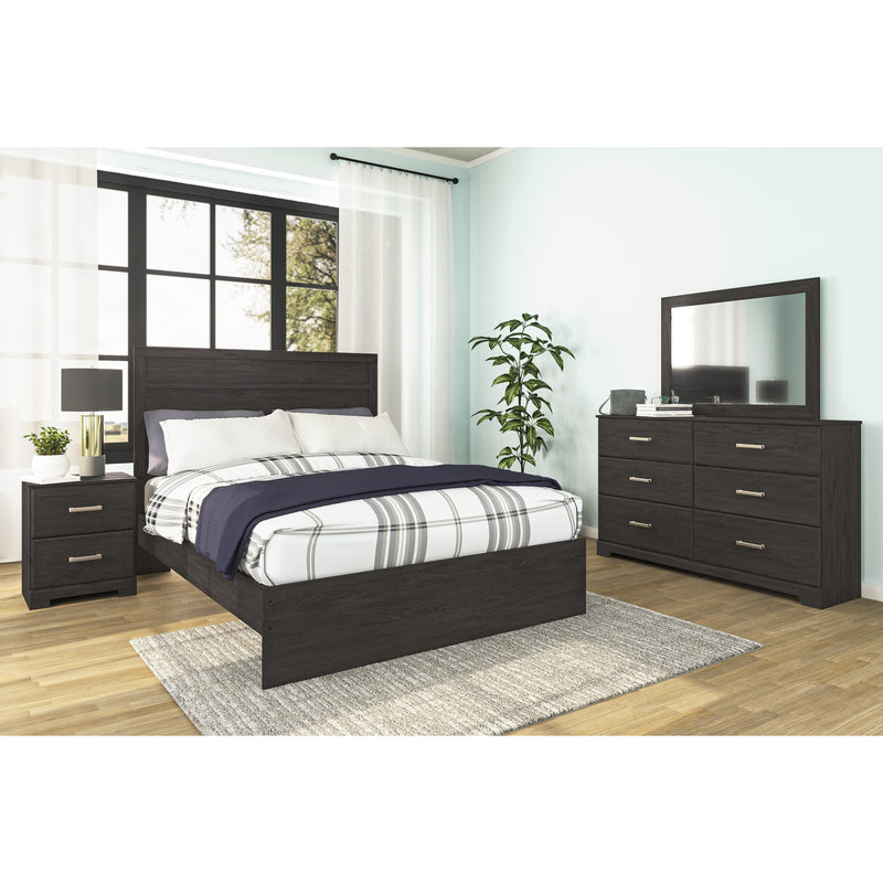  Size_Queen  -- Belachime B2589B2 Queen Panel Bed IMAGE 5