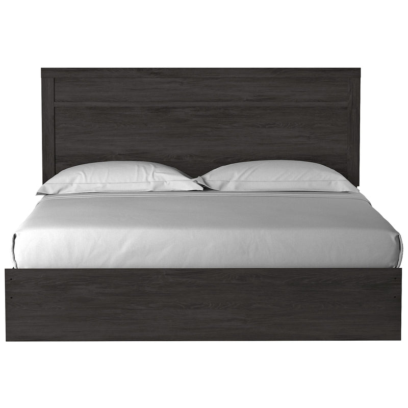  Size_King  -- Belachime B2589B4 King Panel Bed IMAGE 2