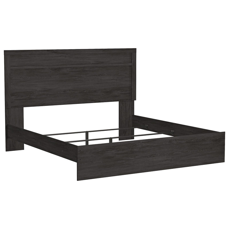  Size_King  -- Belachime B2589B4 King Panel Bed IMAGE 4