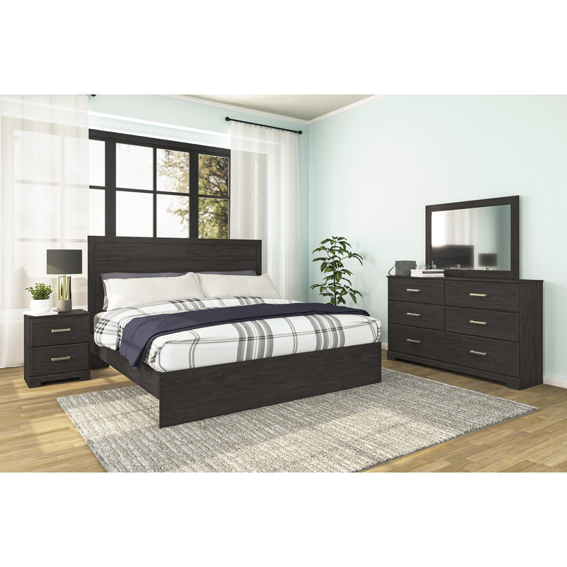  Size_King  -- Belachime B2589B4 King Panel Bed IMAGE 5