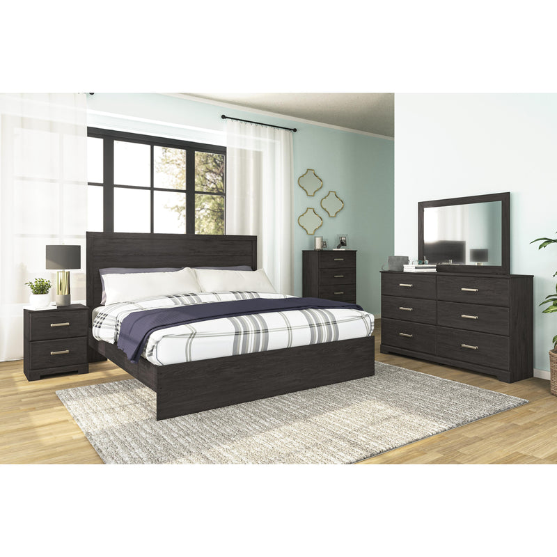  Size_King  -- Belachime B2589B4 King Panel Bed IMAGE 6