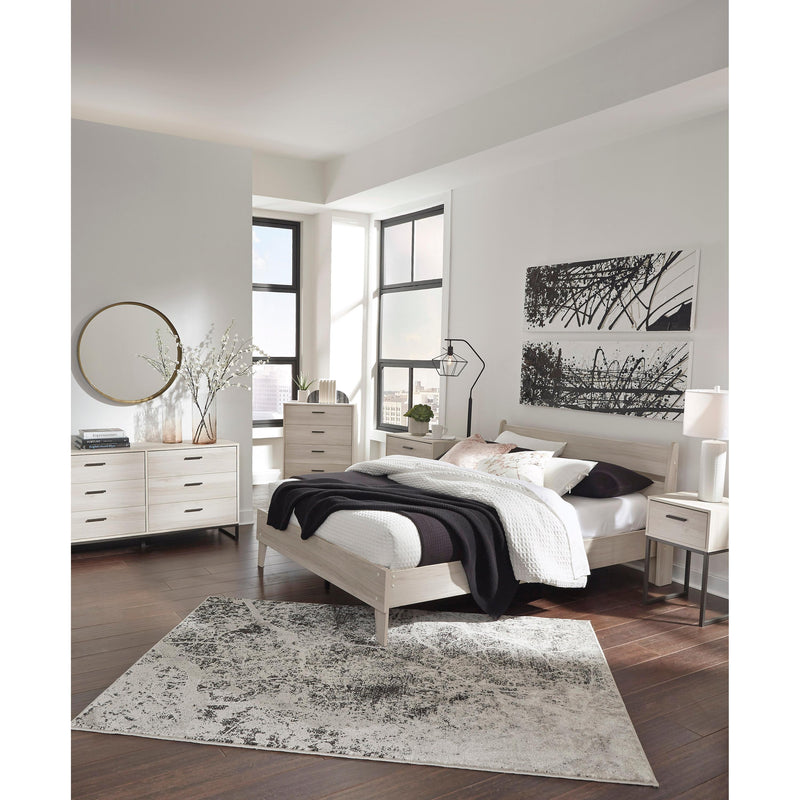 Size_Queen  -- Socalle EB1864B1 Queen Panel Platform Bed IMAGE 7