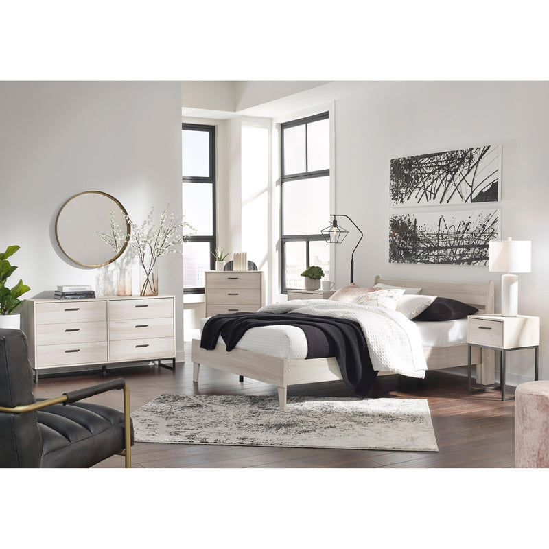  Size_Queen  -- Socalle EB1864B1 Queen Panel Platform Bed IMAGE 8