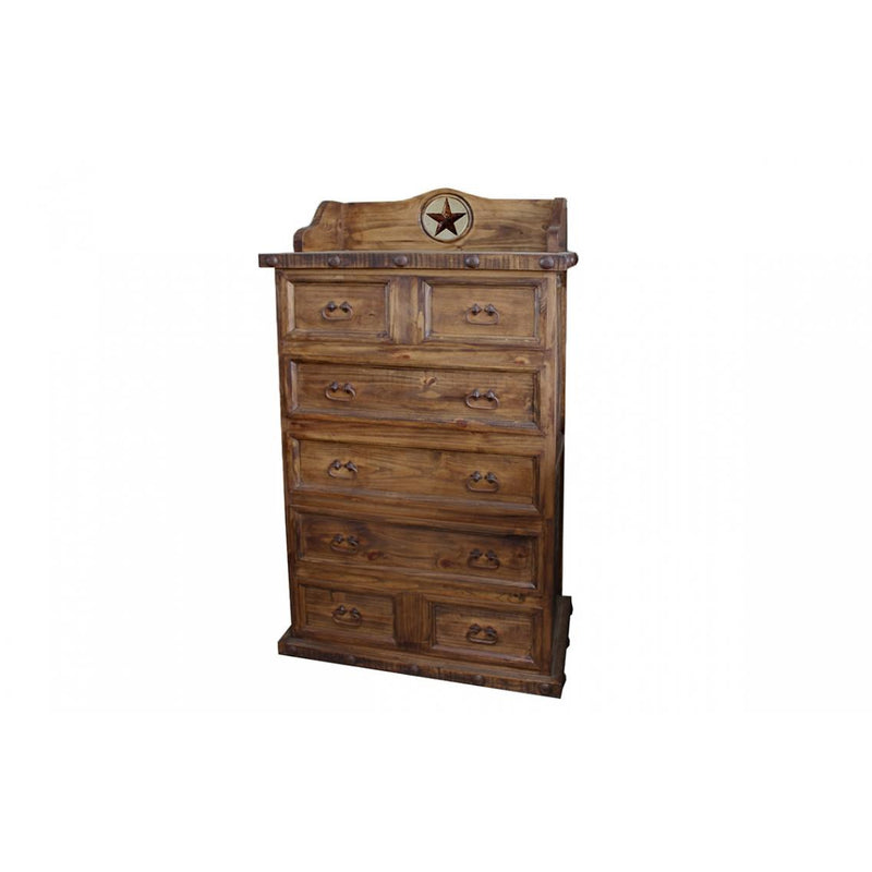 Lone Star Rustic Laredo 5-Drawer Chest LR COM-14-1XM IMAGE 1