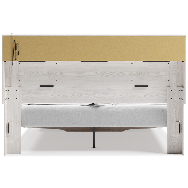 Size_King  -- Altyra B2640 King Bookcase Storage Bed IMAGE 4