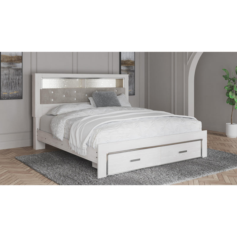  Size_King  -- Altyra B2640 King Bookcase Storage Bed IMAGE 6