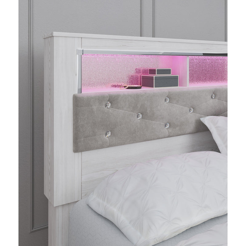  Size_King  -- Altyra B2640 King Bookcase Storage Bed IMAGE 7