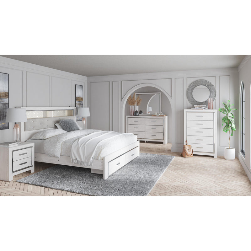  Size_King  -- Altyra B2640 King Bookcase Storage Bed IMAGE 8