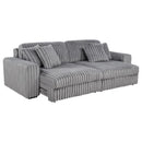 Jacana - Corduroy Upholstered Dual Power Chaise Sofa
