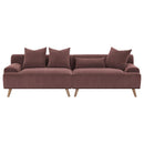 Elizabeth - LAF Loveseat, Box 1 of 2 - Wine Red