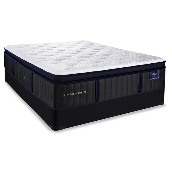  Sleep Sets_Yes  Size_Twin XL  -- East Bourne Cushion Firm Pillow Top Mattress Set   5" Black Box IMAGE 1