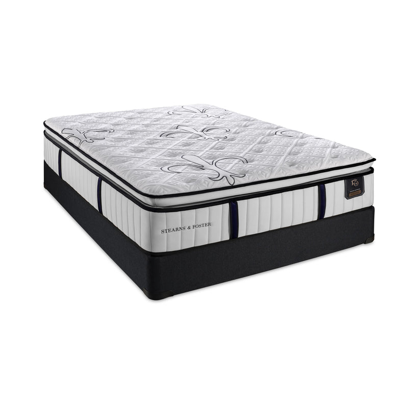 Sleep Sets_Yes  Size_Queen  -- Estate 175 Anniversary Firm Pillow Top Mattress Set - 9" Blue (Queen) IMAGE 1