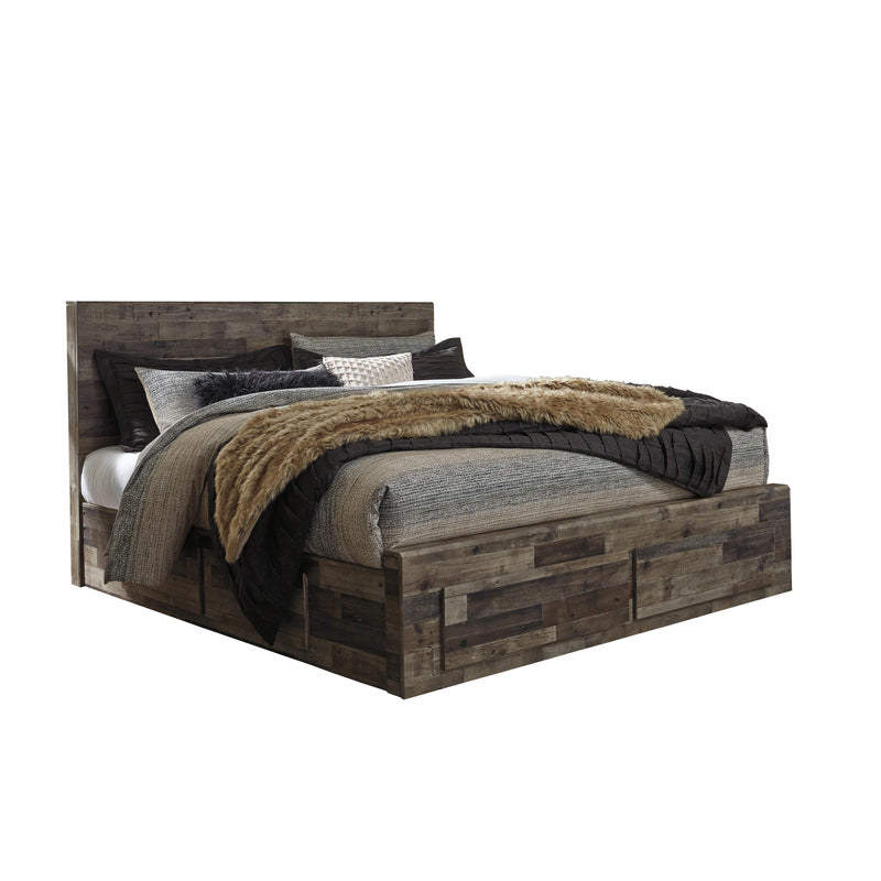 Size_King  -- Derekson B200B19 King Panel Bed with 4 Storage Drawers IMAGE 1
