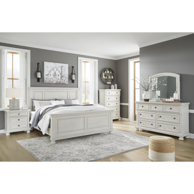 Size_King  -- Robbinsdale B742B6 King Panel Bed IMAGE 8