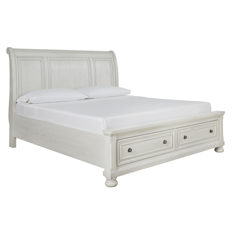  Size_King  -- Robbinsdale B742B8 King Sleigh Bed with Storage IMAGE 1