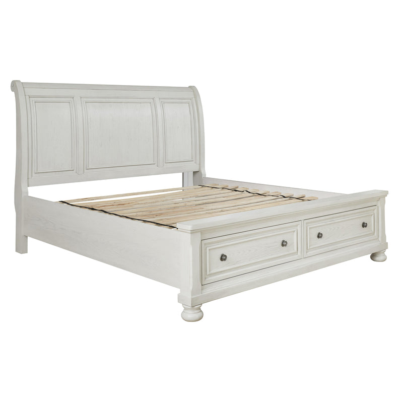  Size_King  -- Robbinsdale B742B8 King Sleigh Bed with Storage IMAGE 4