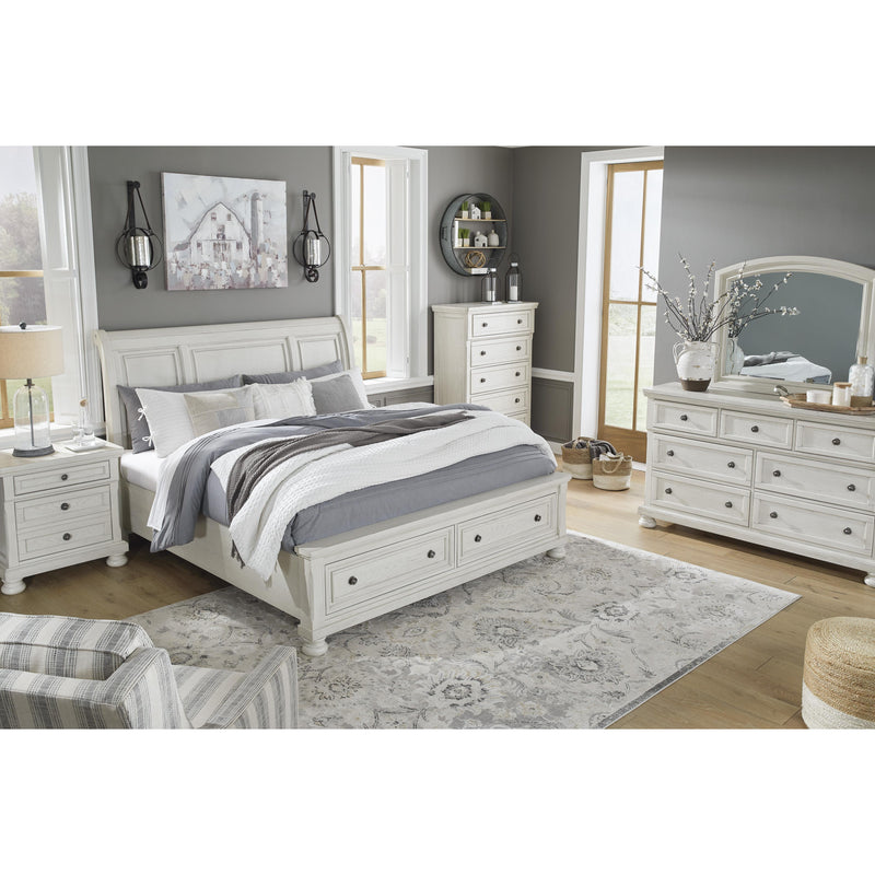  Size_King  -- Robbinsdale B742B8 King Sleigh Bed with Storage IMAGE 6
