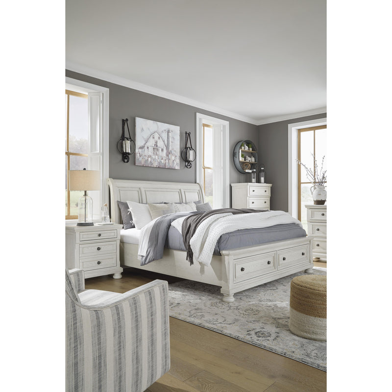  Size_King  -- Robbinsdale B742B8 King Sleigh Bed with Storage IMAGE 7
