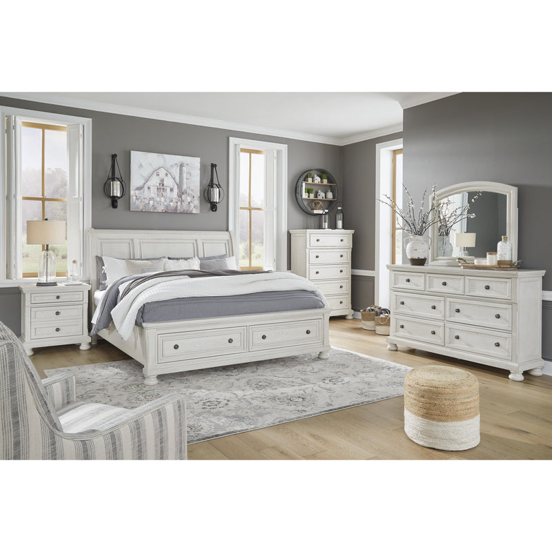  Size_King  -- Robbinsdale B742B8 King Sleigh Bed with Storage IMAGE 8